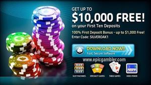 Silver Oak Casino $50 No Deposit Bonus